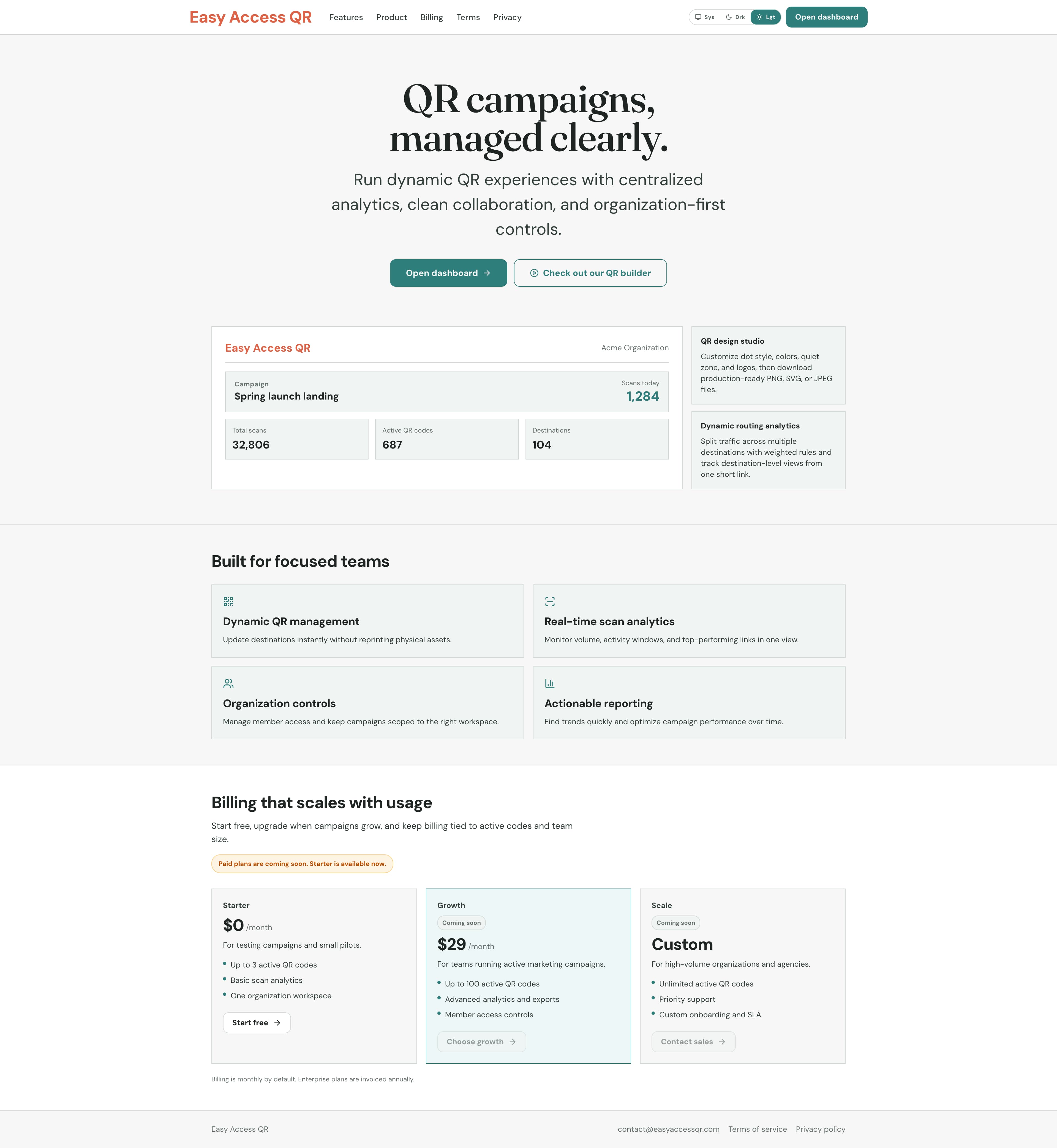 EasyAccessQR screenshot 0