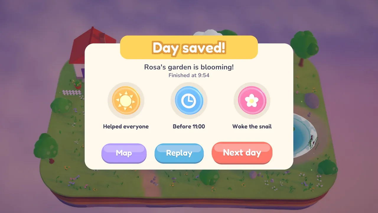 The day-saved card with three stamps.